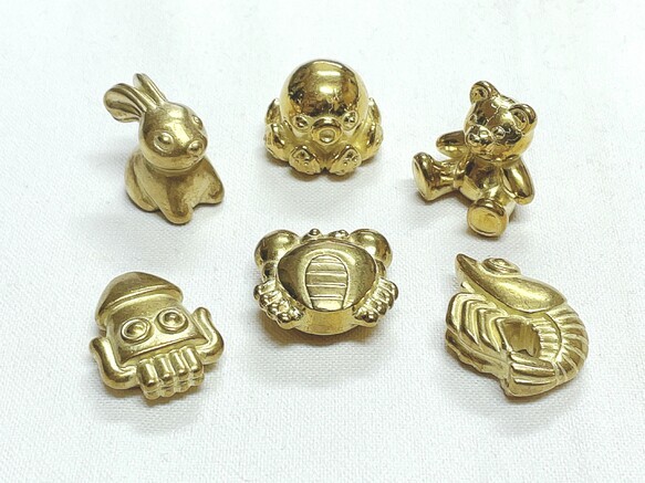 金属製 海洋生物 アンティーク雑貨 真鍮 ヒトデ 貝 ヤドカリ ペーパー