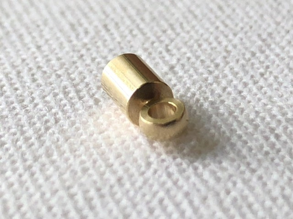 [10個] 紐留め 内径2.6mm カツラ 5枚目の画像