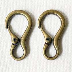 10個] メタルパーツ スペーサー/ワッシャー 真鍮生地 金具・チェーン