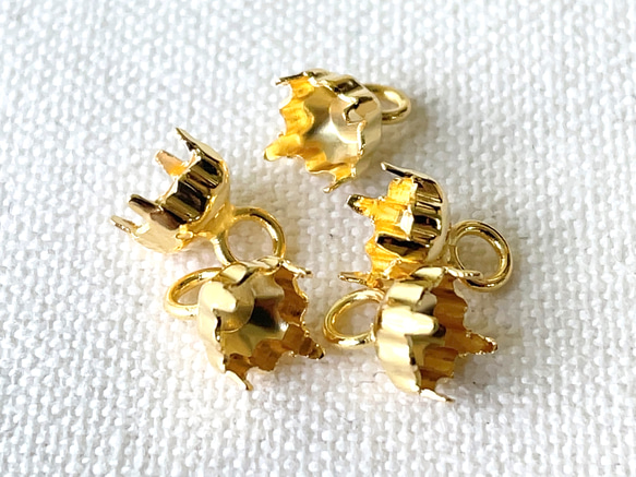 10個] 石座 カン付 #1028/#1088 SS24用 ゴールド 金具・チェーン