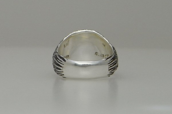 crescent moon smile ring_1 月 三日月の指輪 ムーン リング 銀 金 夜空 星空 スマイル 6枚目の画像