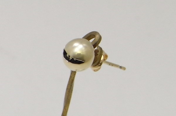 K18 GOLD smile ball nano Pierce2