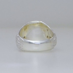 crescent moon smile ring_1 white Ver. 6枚目の画像