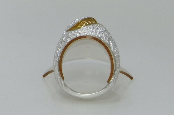 crescent moon smile ring_1 white Ver. 7枚目の画像