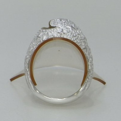 crescent moon smile ring_1 white Ver. 8枚目の画像