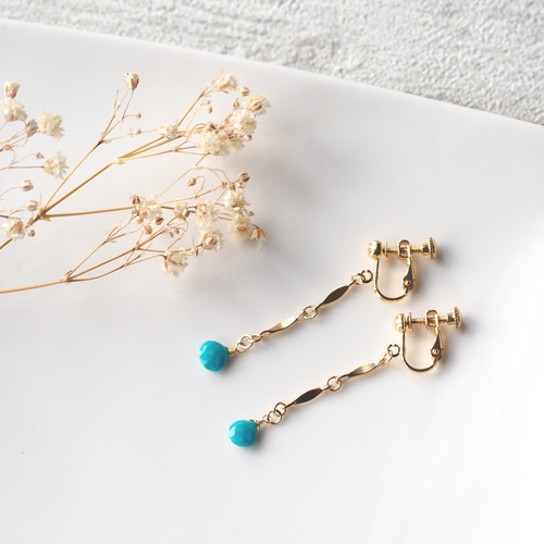 ★フックピアス★スリーピングビューティーサークル　ピアス 贅沢品 ☆フックピアス☆スリーピングビューティーサークル