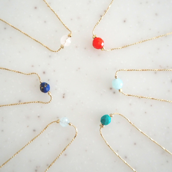 恋に効く！1粒のローズクォーツ～アンクレット～ 4枚目の画像