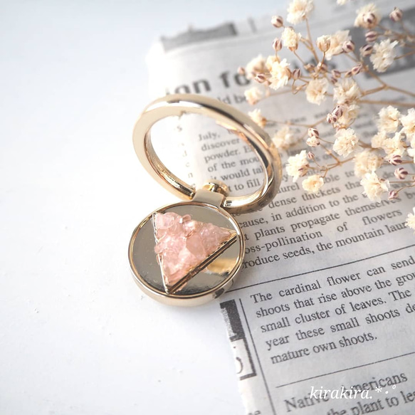 再販9◆人気♡誕生石のスマホリング 6枚目の画像