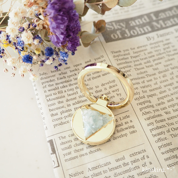 再販9◆人気♡誕生石のスマホリング 7枚目の画像