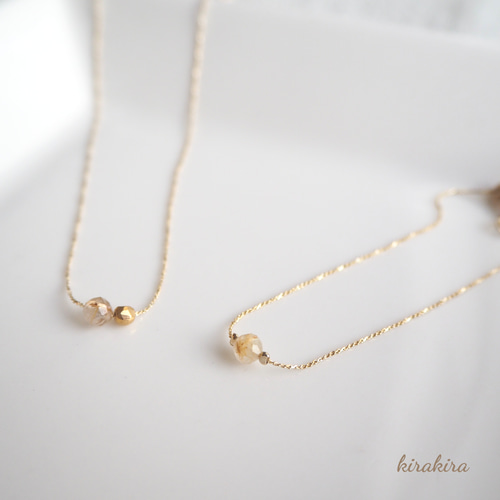 幸運を運ぶ！1粒のルチルクォーツ～ブレスレット～ ブレスレット