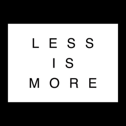 LESS IS MORE / T032 / 北欧ポスター 2枚目の画像