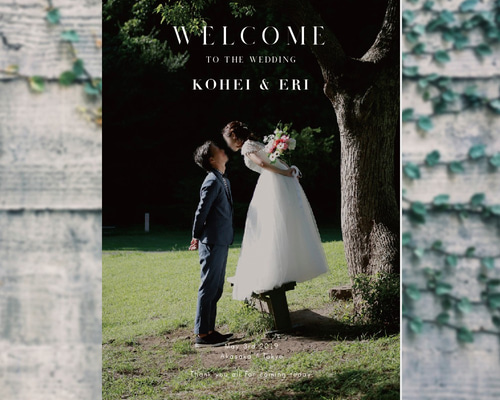 結婚式♡ウェルカムボード Design20】ウェルカムボード（パネルまたはポスター） | waiwai