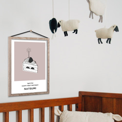 《全8色》誕生日記念 For you / S002 / 名入れバースデーポスター / 命名ポスター / プレゼント 1枚目の画像