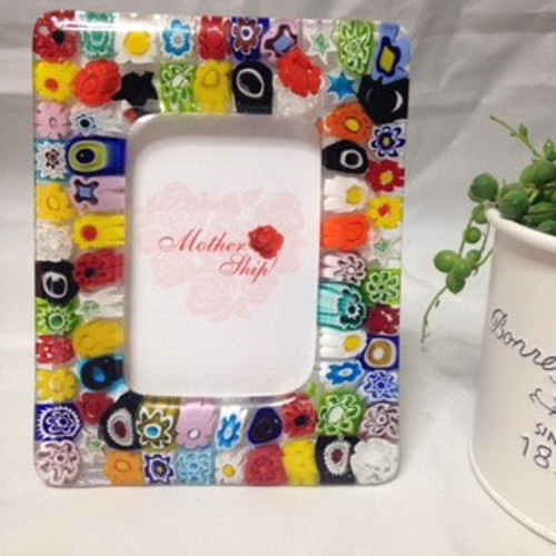 ベネチアングラスのフォトフレーム イタリア製 ベネチアングラス 海外