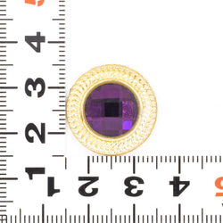 B-82 【10個】＊ジュエリーカボション＊20㎜【アメジスト】 2枚目の画像