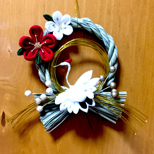 つまみ細工 正月飾り しめ縄飾り ① Amazon | しめ縄飾り お正月飾り つまみ細工 | 正月飾り | おもちゃ