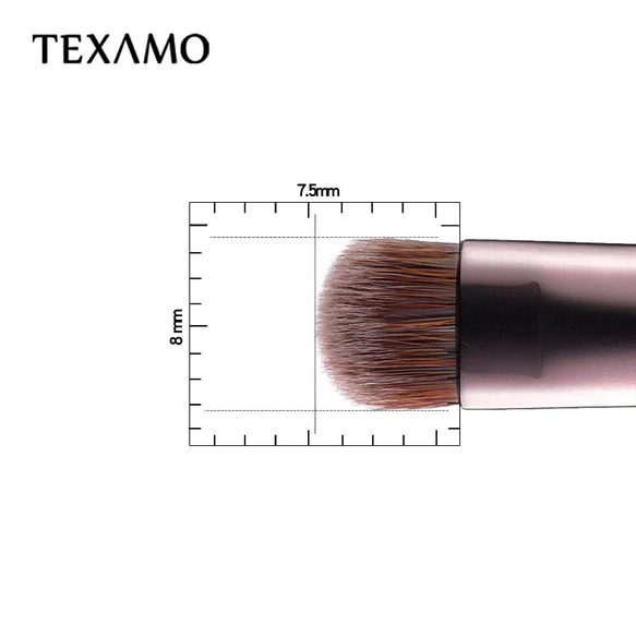 TEXAMO 目元用ブラシ　木柄シリーズ4点セット 7枚目の画像