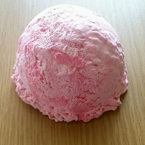 食品サンプル いちごアイスクリーム 実物大 食品サンプル いちごアイスクリーム 実物大