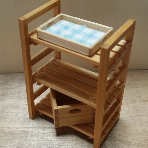 ミニチュア雑貨 木箱 インテリアやドールハウスに♪ その他置物