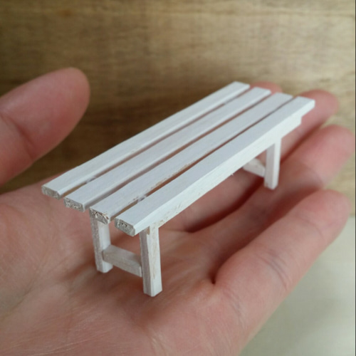 フランスアンティーク ブルターニュ家具　ドールベンチ　ミニチュア フランスアンティーク ブルターニュ家具 ドールベンチ