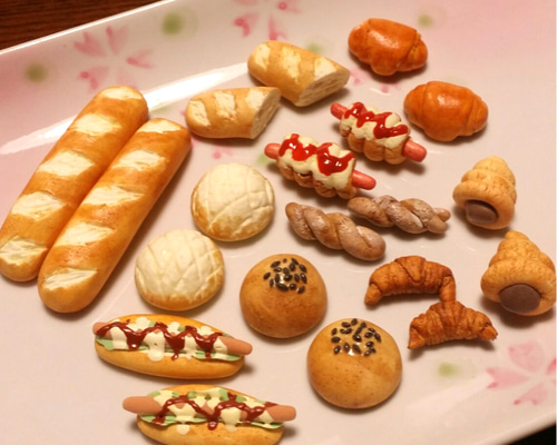 焼きたて パン メーカー ストラップ 全22種 ミニチュア 食品サンプル 焼きたて パン メーカー ストラップ 全22種 ミニチュア 食品