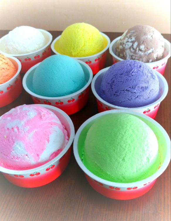 実物大アイスクリーム１２種類＋アイスカップ＋アイスディッシャーセット 3枚目の画像