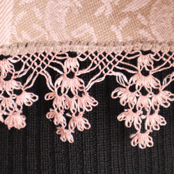 [Made to order] OYA Needlelace shawl [WISTERIA] Gold Rose 第3張的照片