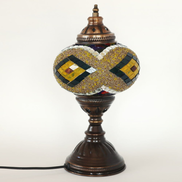 Turkish Mosaic lamp[Desk type]LARGE-Nazaar*Free shipping 第4張的照片