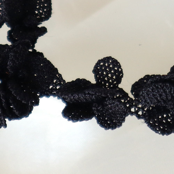 OYA Needlelace Necklace [FESTIVAL] Black 第5張的照片