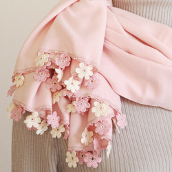 [Resale] OYA Pashmina shawl [MARY] Baby Pink 第3張的照片