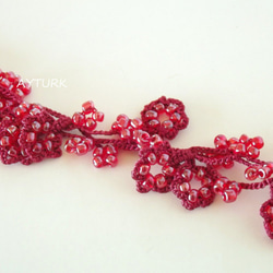 大珠子手鍊“珠寶”玫瑰粉 第2張的照片