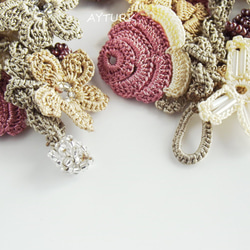 OYA crochet bracelet [BIJOU] Sand Beige 第4張的照片