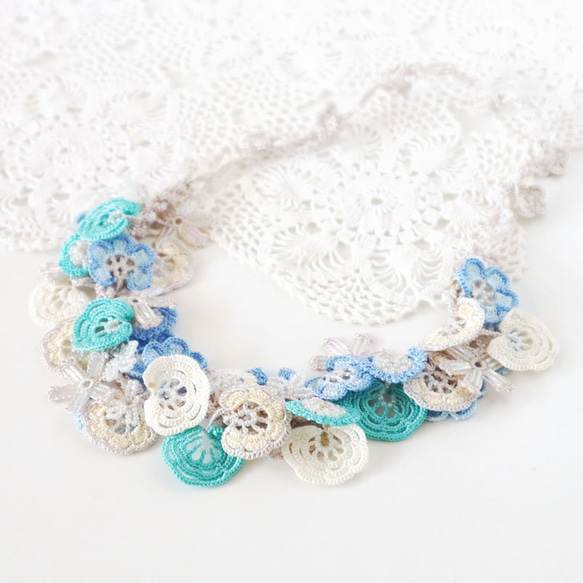 [Resale] OYA crochet necklace [BIJOU] Summer Citrus 第2張的照片