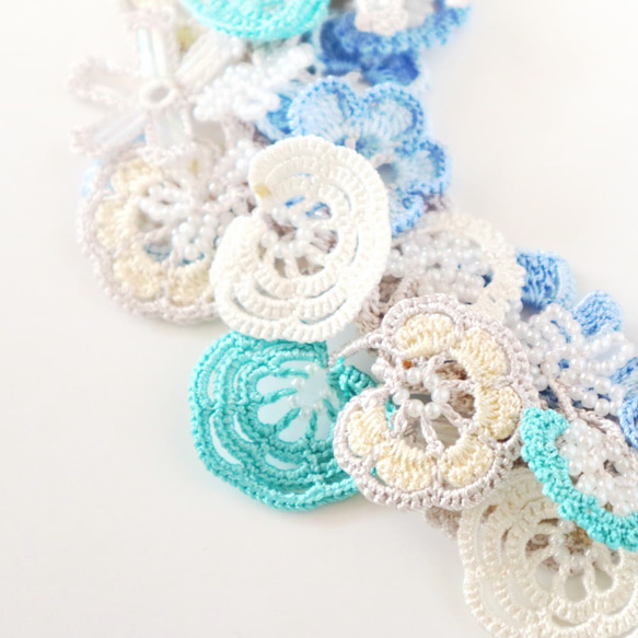 [Resale] OYA crochet necklace [BIJOU] Summer Citrus 第4張的照片