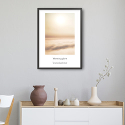 アートポスター/ Mornig glow  おしゃれインテリア・北欧、モノトーン好きの方に☆ 2枚目の画像