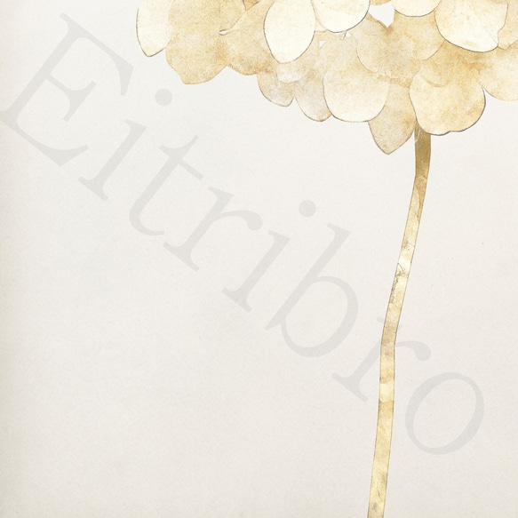 アートポスター/ Dry hydrangea　おしゃれインテリア・北欧、モノトーン好きの方に☆ 4枚目の画像