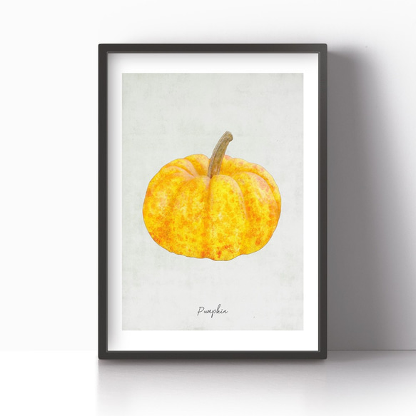 アートポスター/ Pumpkin　おしゃれインテリア・北欧、モノトーン好きの方に☆ 5枚目の画像