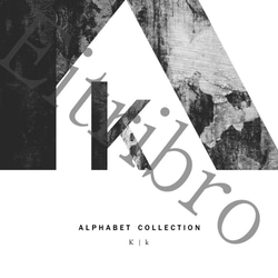 アートポスター/ALPHABET COLLECTION:K おしゃれインテリア・北欧、モノトーン好きの方に☆ 4枚目の画像