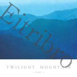 アートポスター / Twilight mountain-dawn-  おしゃれインテリア・北欧、モノトーン好きの方に☆ 3枚目の画像