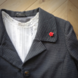 紅玫瑰別針胸針胸花別針徽章 第4張的照片