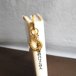 ＊charity★ gold horseshoe bookmark　馬蹄　しおり　ブックマーク 8枚目の画像