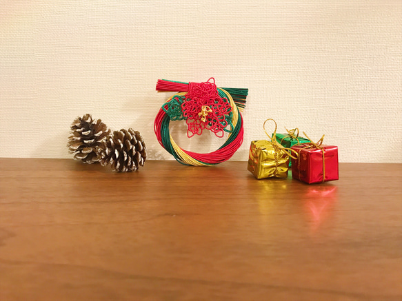 クリスマス限定☆水引のクリスマスリース 6枚目の画像