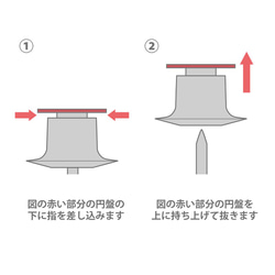 フェルトブートニエール ペールピンク 3枚目の画像