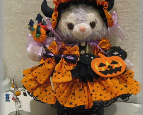 ステラルー♡コスチューム♡ぬいば♡ハロウィン♡オレンジ ステラ・ルー - ステラルー衣装 ハロウィン衣装 かぼちゃパンツ