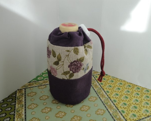 太めペットボトル用カバー 巾着袋 saki&saki 通販 6544309