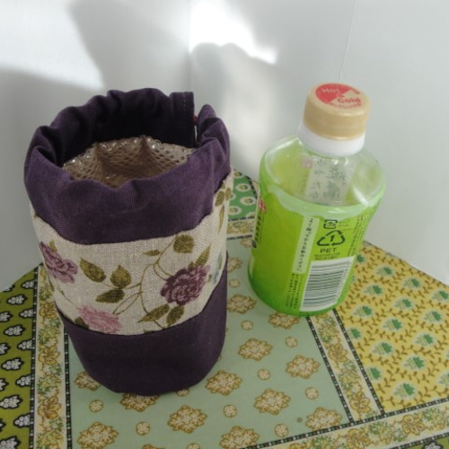 太めペットボトル用カバー 巾着袋 saki&saki 通販 6544309