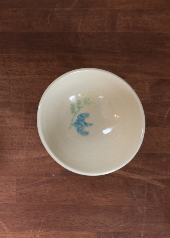 《ianさまご注文の品》ミモザ ご飯茶碗 2枚目の画像