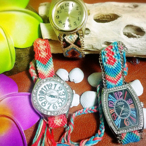 カスタム自由！！あなただけのミサンガウォッチ 腕時計 Yuka 通販