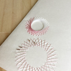 刺繍のし袋 縁 ピンク 2枚目の画像