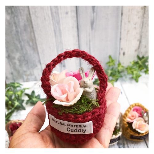 ✳人気・NEW✳麻紐カゴ❁﻿フラワーアレンジ・フラワー  